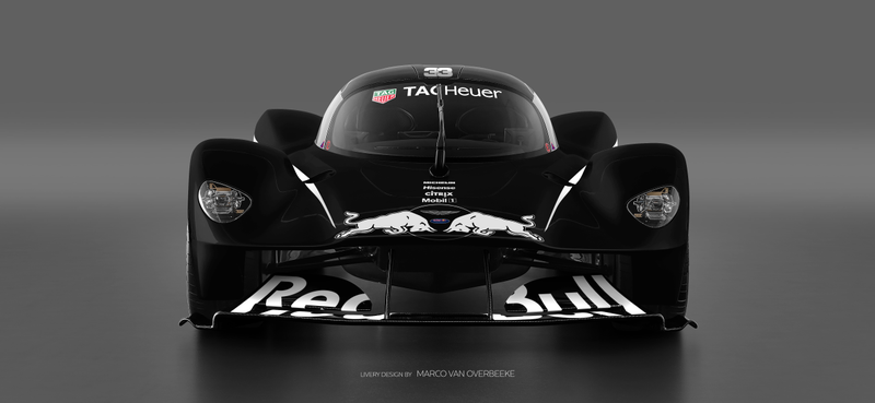Illustration for article titled The Aston Martin Valkyrie Looks Especially Good In Classic Racing Liveries